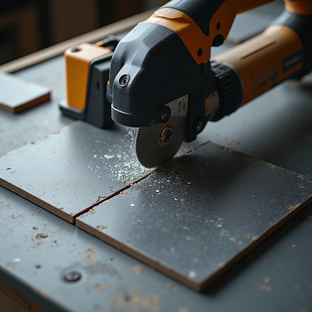 Профессиональный электрический плиткорез с водяным охлаждением для точной резки керамогранита